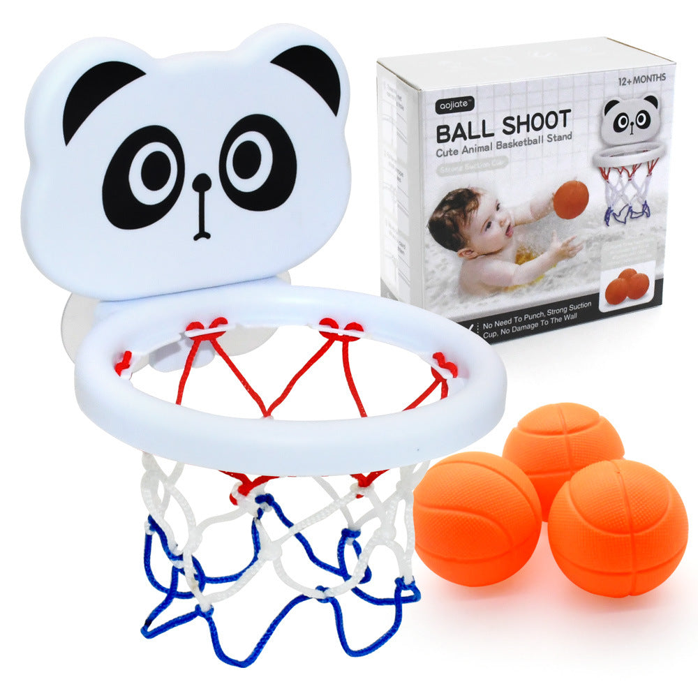 Bathroom Sucker Basketball Hoop Baby Shooting Toy