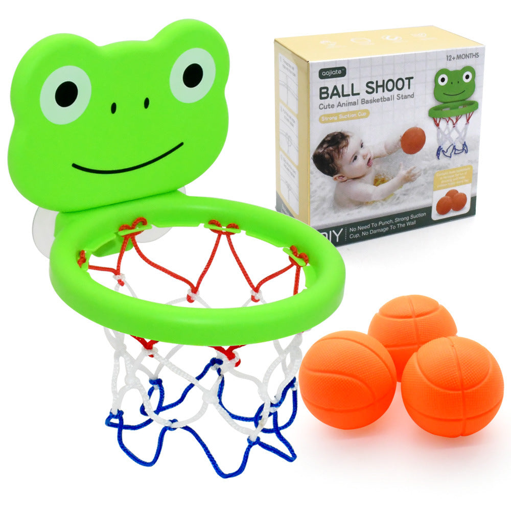 Bathroom Sucker Basketball Hoop Baby Shooting Toy