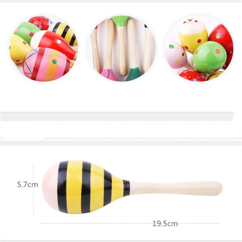 Wooden Sand Rattles