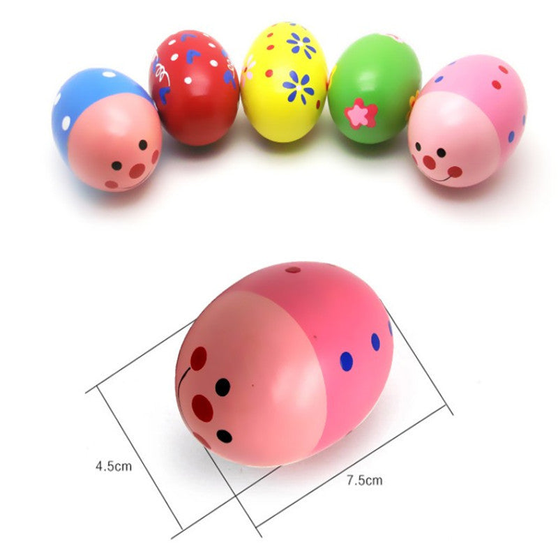 Wooden Sand Rattles