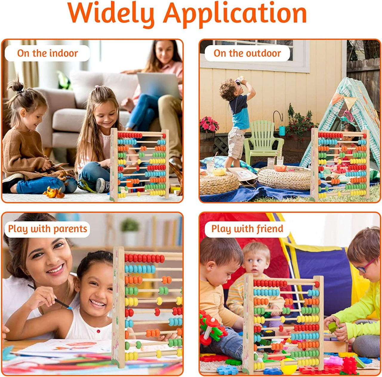 Wooden Abacus Child Toy