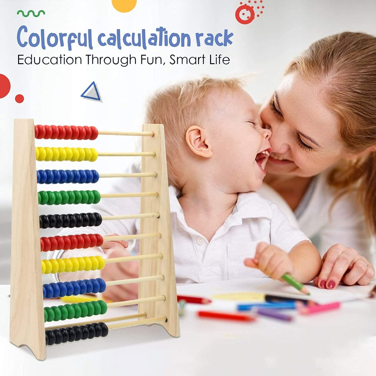 Wooden Abacus Child Toy