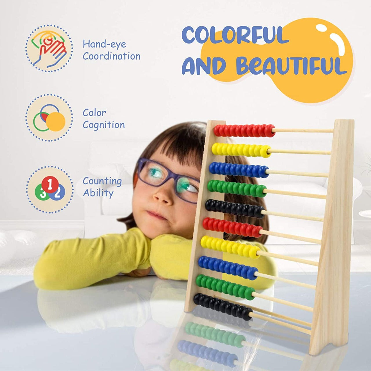 Wooden Abacus Child Toy