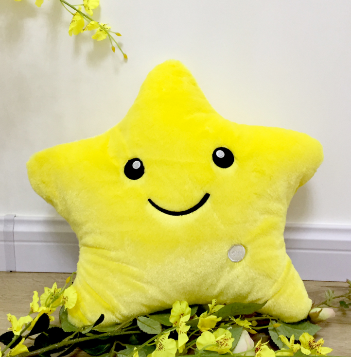LED Light Colorful Cushion Stars