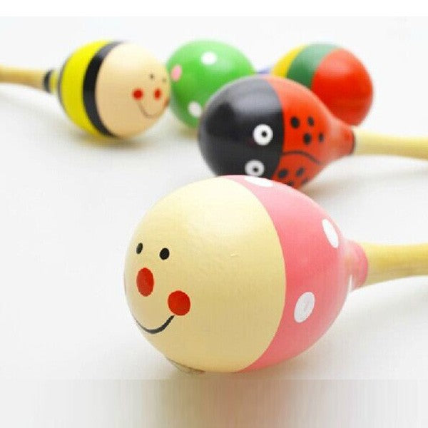 Wooden Sand Rattles