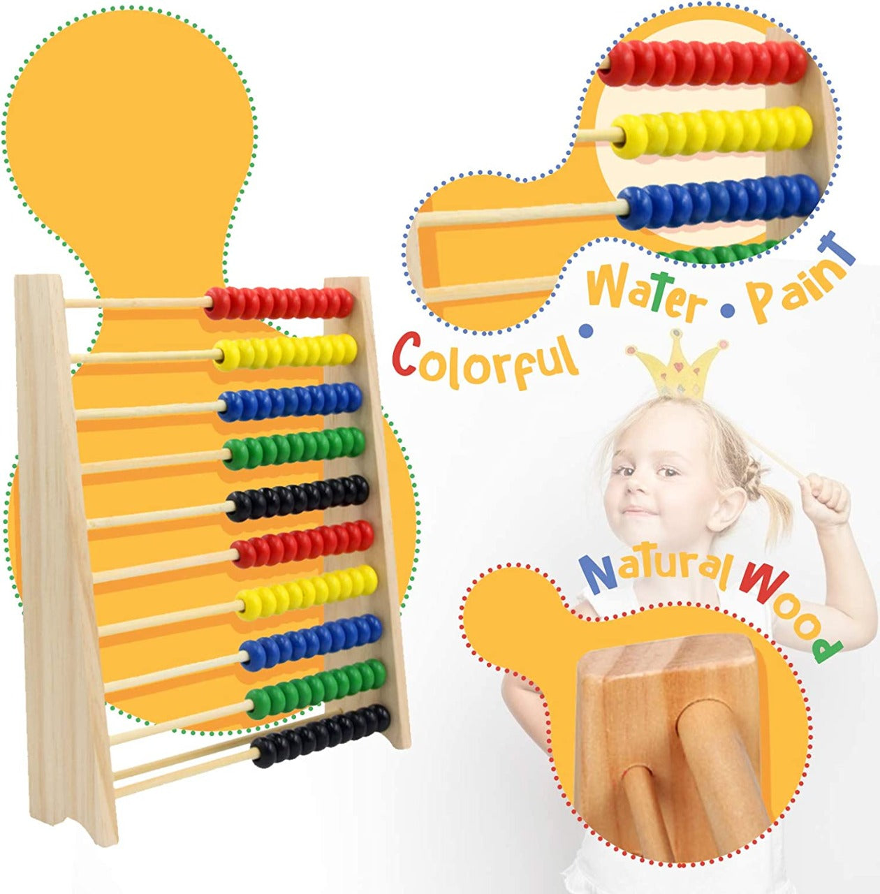Wooden Abacus Child Toy