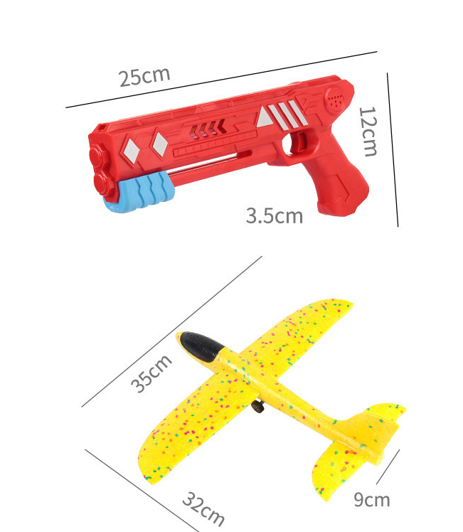 Airplane Foam Gun Toy For Children