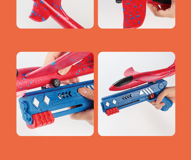 Airplane Foam Gun Toy For Children